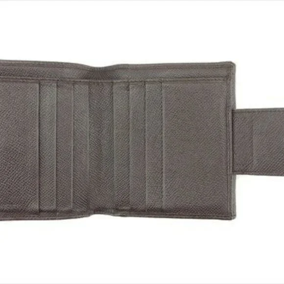 Bvlgari Wallet Purse Folding wallet Brown leather Woman Authentic Used - Picture 5 of 8